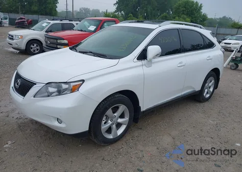 2010 Lexus Rx 350 из США, поврежденный, VIN 2T2BK1BA6AC047745